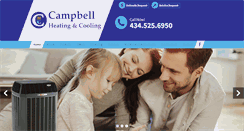 Desktop Screenshot of campbellheatingandcooling.com